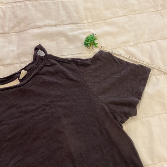 Maeve by Anthropologie Cold Shoulder Top Purple SP - Picture 5 of 10